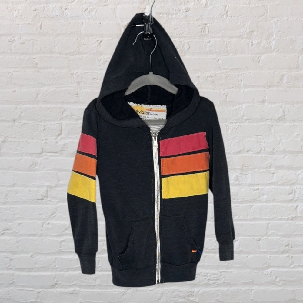 Aviator Nation Stripe Hoodie